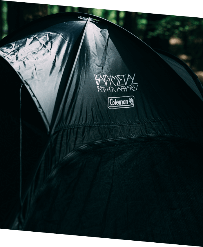 BABYMETAL×Coleman QUICK UP IG SHADE2