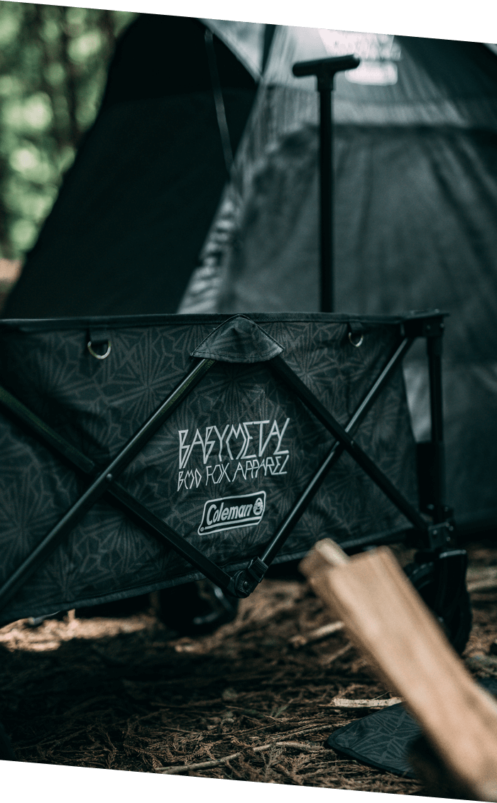 BABYMETAL×Coleman OUTDOOR WAGON2