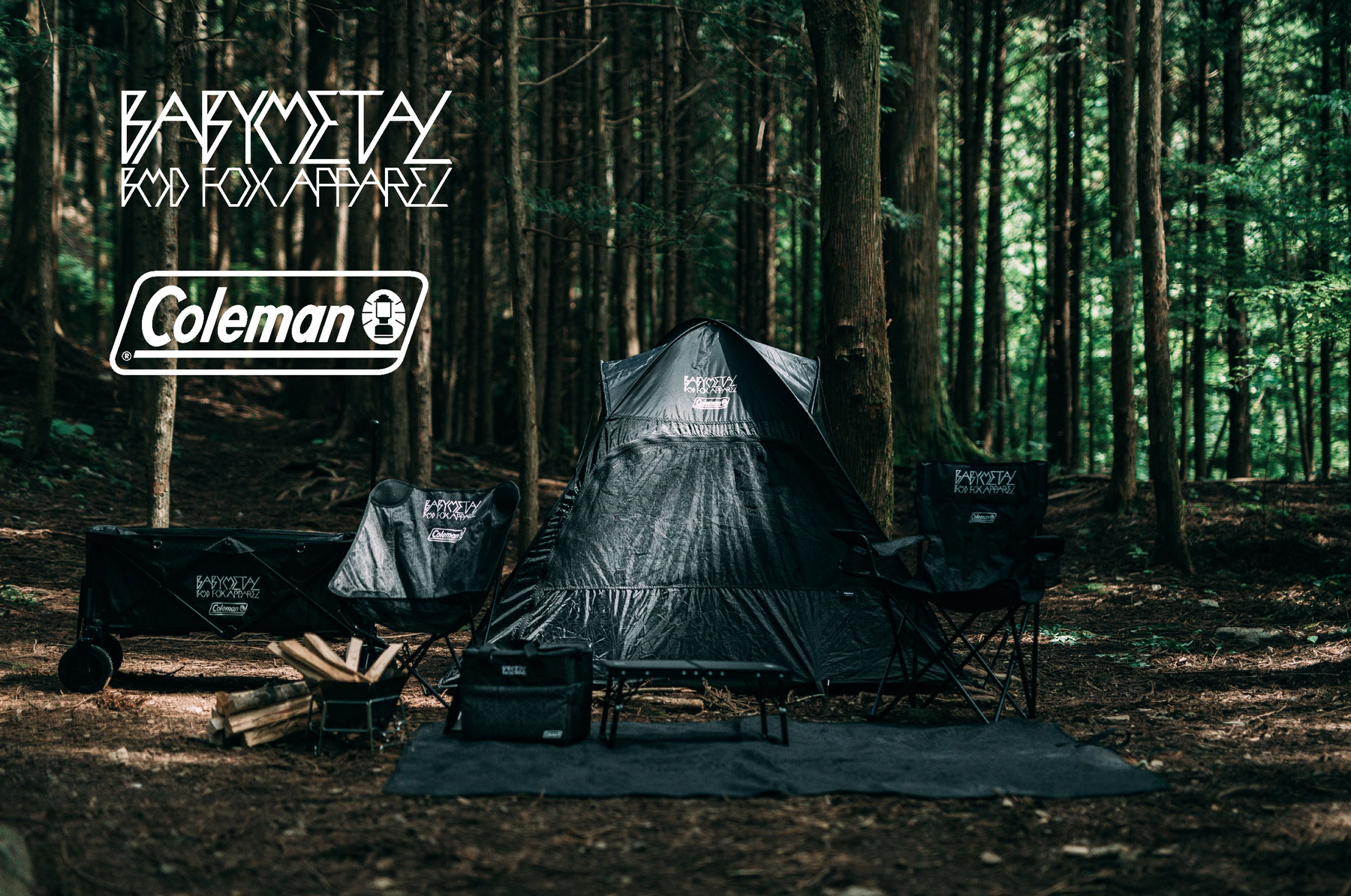 BABYMETAL×Coleman キービジュアル