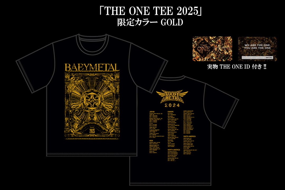 BABYL  THE  ONE 会員限定Tシャツ BABYMETAL | NEWS