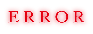 ERROR